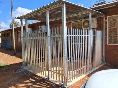 Generator Enclosure in Potchefstroom – Raptor Palisade Fencing Gauteng